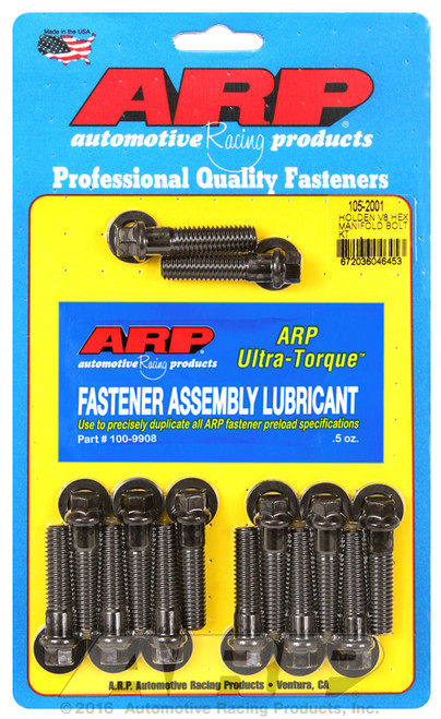 ARP Fastner Holden V8 hex manifold bolt kit 105-2001