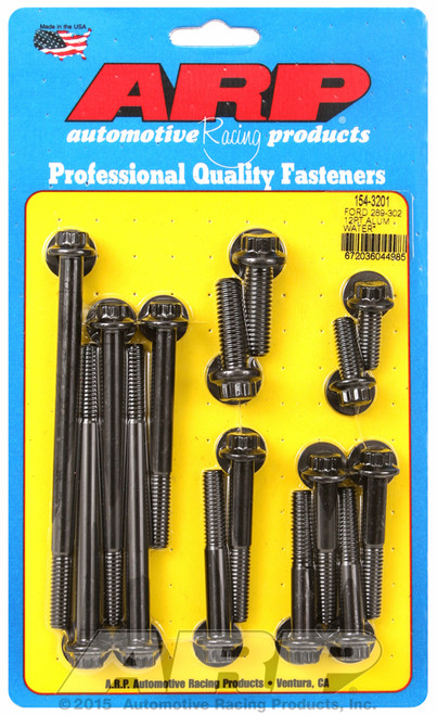 ARP Fastner Ford 289-302 12pt aluminum water pump and front cover bolt kit 154-3201