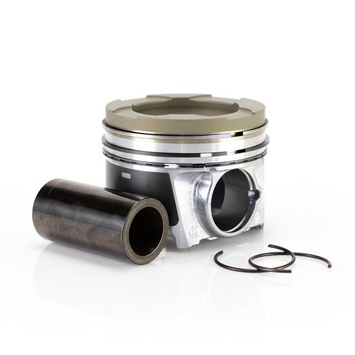 6.4L Ford Power Stroke Mahle Fly Cut De-Lipped Ceramic Coated 6.4L Single Piston Kit With Rings STD Bore
