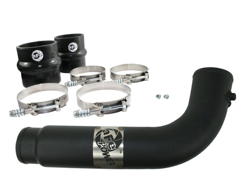 aFe Power Dodge Diesel Trucks 07.5-09 L6-6.7L td BladeRunner 3-12 IN Aluminum Cold Charge Pipe Black 46-20039