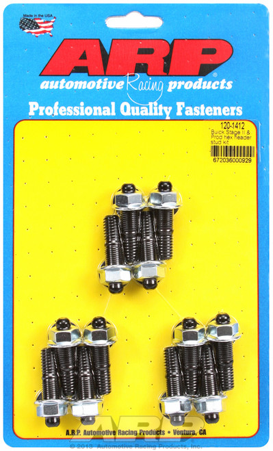 ARP Fastner Buick Stage II Prod hex header stud kit 120-1412