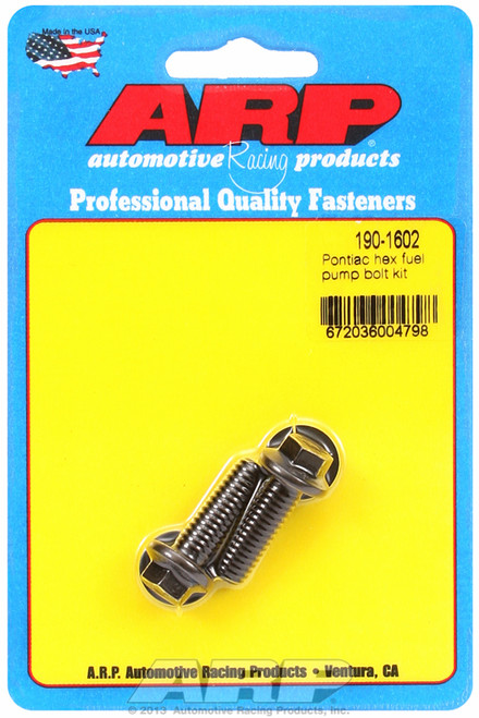 ARP Fastner Pontiac hex fuel pump bolt kit 190-1602