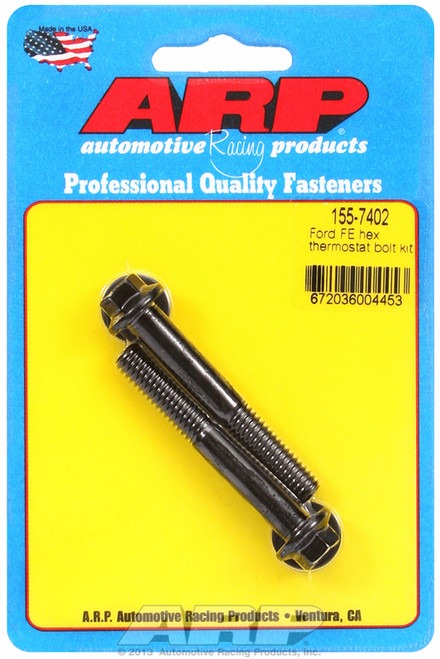 ARP Fastner Ford FE hex thermostat bolt kit 155-7402