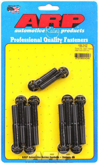 ARP Fastner Ford FE 12pt intake manifold bolt kit 155-2102