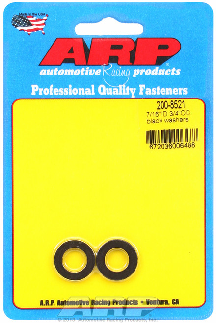 ARP Fastner 7 16 ID 3 4 OD black washers 200-8521