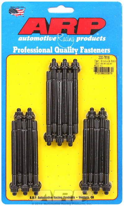 ARP Fastner Dart Brodix B B 12pt valve cover stud kit 200-7618