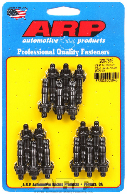 ARP Fastner Cast aluminum 12pt valve cover stud kit 200-7615