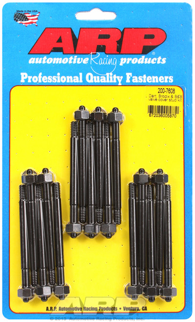 ARP Fastner Dart Brodix B B valve cover stud kit 200-7608