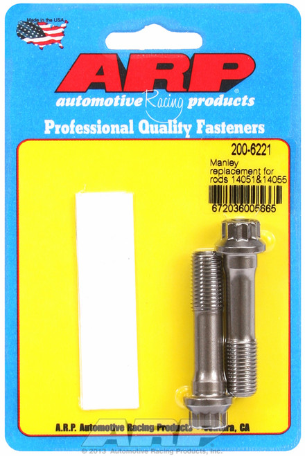 ARP Fastner Manley replacement rods 14051 14055 ARP2000 rod bolt kit 200-6221