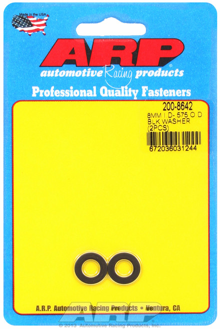 ARP Fastner M8 ID .575 OD black washers 200-8642