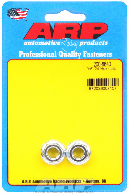ARP Fastner 3 8-24 hex nut kit 200-8640
