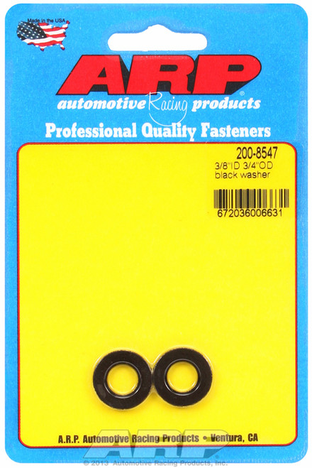 ARP Fastner 3 8 ID 3 4 OD black washers 200-8547