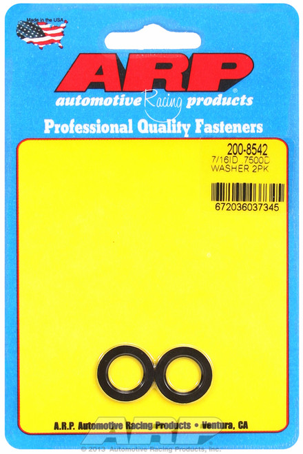 ARP Fastner 7 16 ID .750 OD black washers 200-8542
