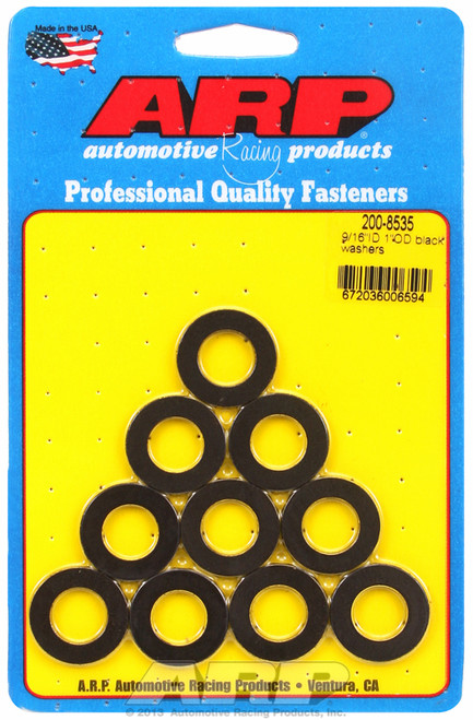ARP Fastner 9 16 ID 1.00 OD black washers 200-8535