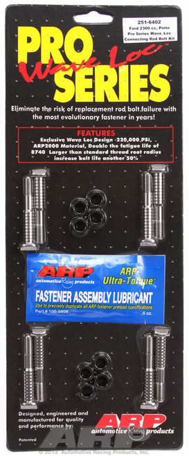 ARP Fastner Ford Pinto 2300cc wave-loc rod bolt kit 251-6402