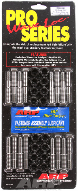 ARP Fastner BB Chevy 7 16 pro wave-loc rod bolt kit 235-6401