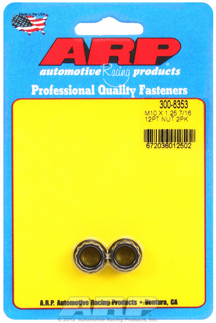 ARP Fastner M10 x 1.25 12pt nut kit 300-8353