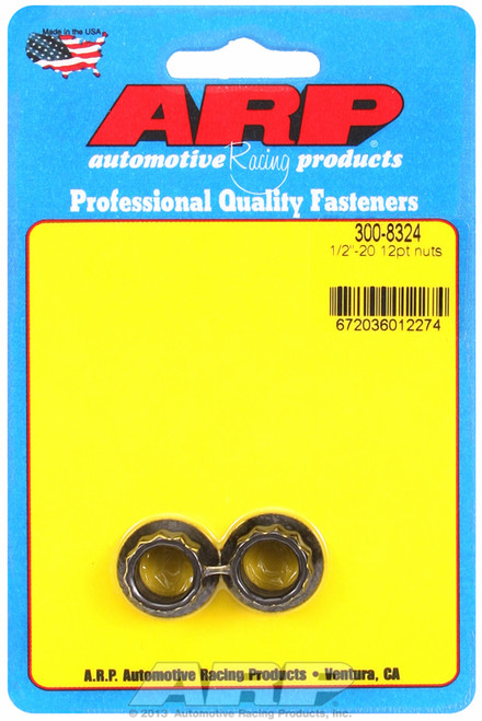 ARP Fastner 1 2-20 12pt nut kit 300-8324