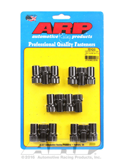ARP Fastner Perma-Loc adjustable 3 8 12pt rocker arm nut kit 300-8243