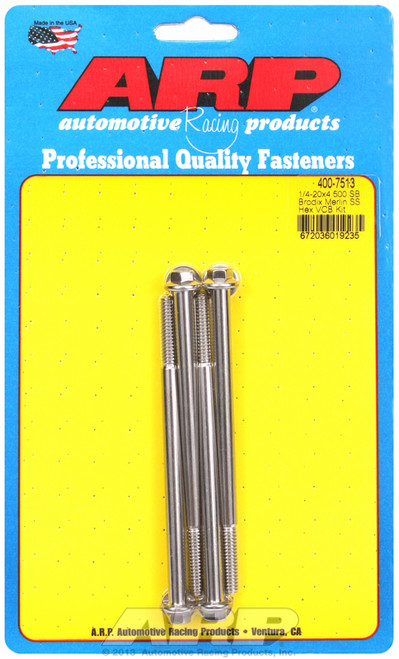 ARP Fastner Merlin block Brodix head SB hex valve cover bolt kit 400-7513