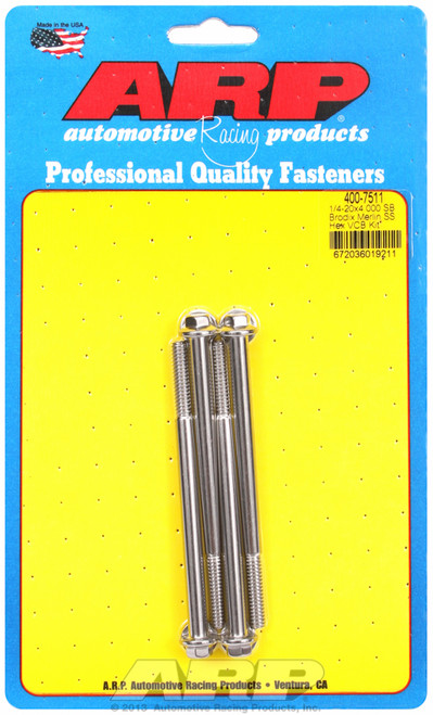 ARP Fastner Merlin block Brodix head SB hex valve cover bolt kit 400-7511