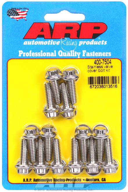 ARP Fastner SS valve cover bolt kit 400-7504