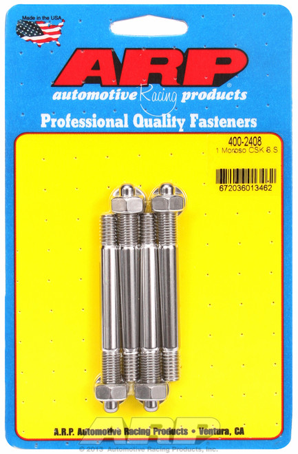 ARP Fastner 1.25 Moroso spacer SS carburetor stud kit 400-2408