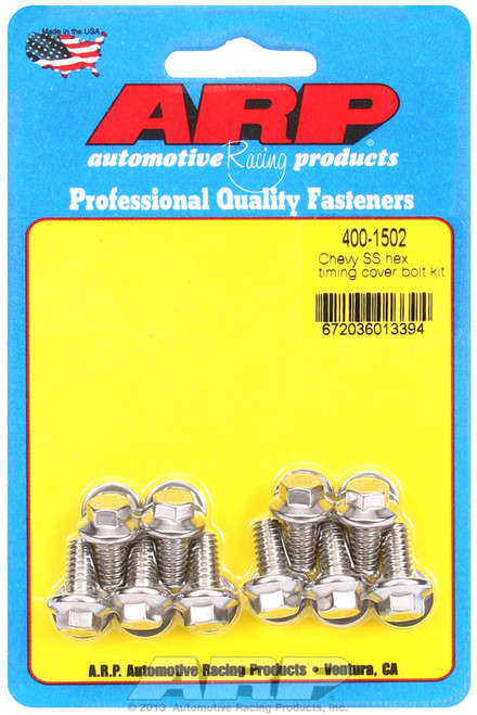 ARP Fastner Chevy SS hex timing cover bolt kit 400-1502