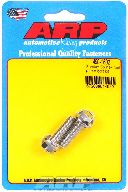 ARP Fastner Pontiac SS hex fuel pump bolt kit 490-1602