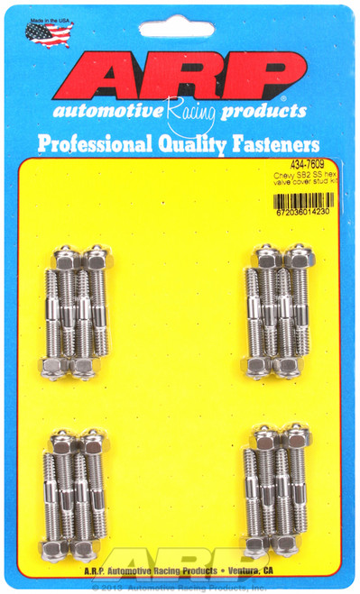 ARP Fastner Chevy SB2 SS hex valve cover stud kit 434-7609