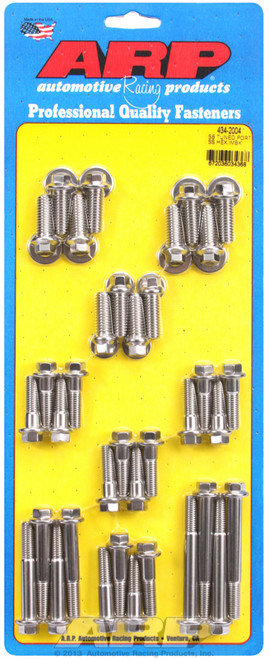 ARP Fastner SB Tuned Port complete SS hex intake manifold bolt kit 434-2004