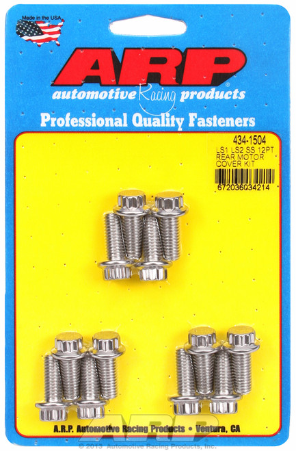 ARP Fastner LS1 LS2 SS 12pt rear motor cover bolt kit 434-1504