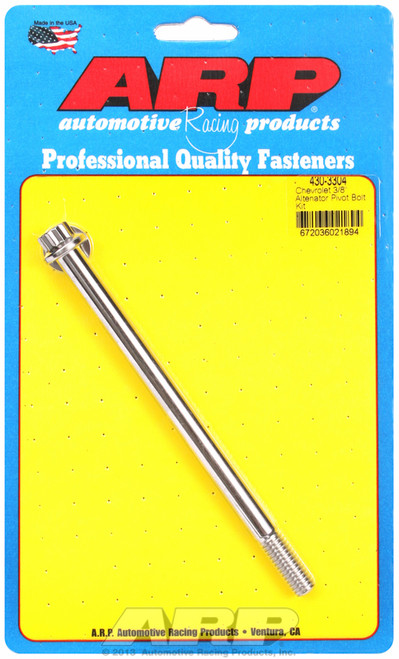 ARP Fastner Chevy SS 12pt alternator pivot bolt kit 430-3304