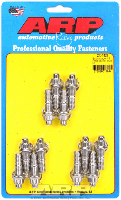 ARP Fastner Buick Stage II Prod SS header stud kit 420-1402