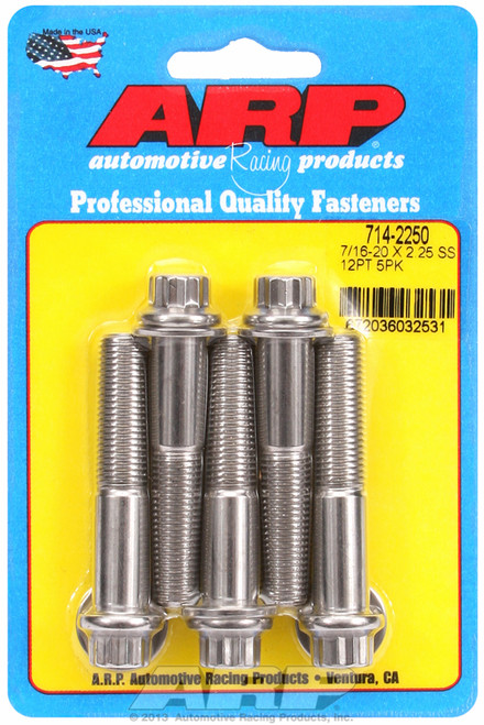 ARP Fastner 7 16-20 x 2.250 12pt SS bolts 714-2250