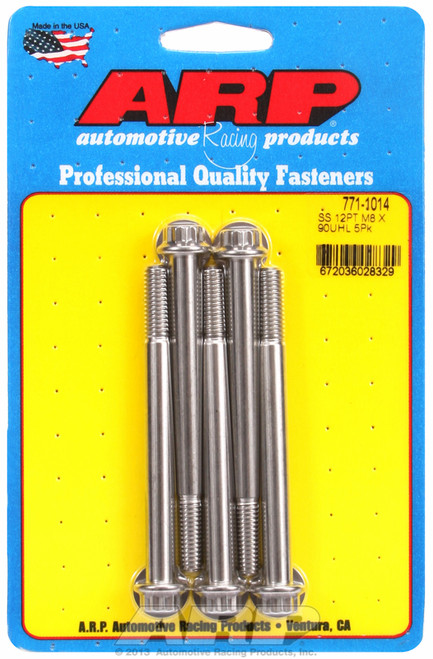 ARP Fastner M8 x 1.25 x 90 12pt SS bolts 771-1014