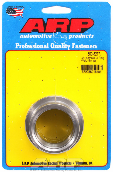 ARP Fastner -20 female O ring steel weld bung 800-8217