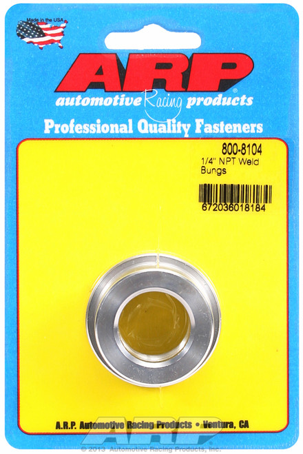 ARP Fastner 3 4 NPT aluminum weld bung 800-8104