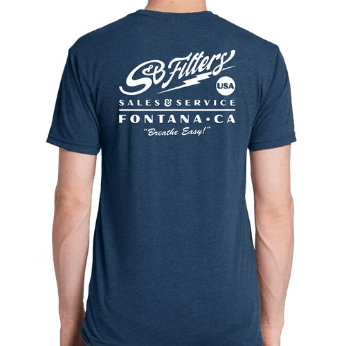 S&B Sales & Service Shirt - Blue/White