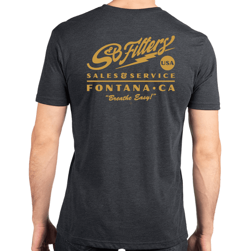 S&B Sales & Service Shirt - Black/Gold