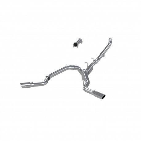 MBRP 2001 2004 Chevrolet GMC 2500 3500 Duramax EC CC Aluminized Steel 4 Down Pipe Back Cool Duals S6006AL