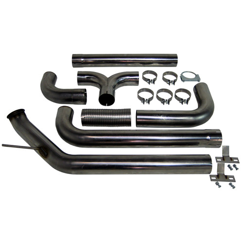 MBRP 2003 2004 Dodge Ram Cummins 4 Turbo Back Dual SMOKERS T409 S8101409