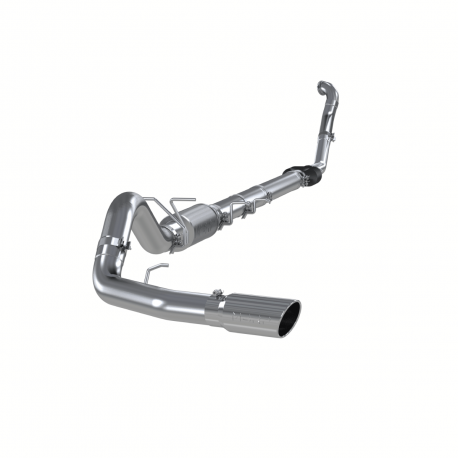 MBRP 1994 1997 Ford F-250 350 7.3L Powerstroke T409 Stainless Steel 4 Turbo Back Single Side Exit (3 downpipe) S6218409