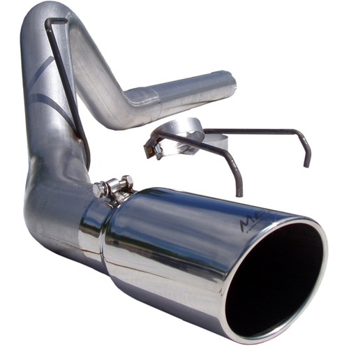 MBRP 2007 2009 Dodge Ram 2500 3500 Cummins 6.7L Aluminized Steel 4 Filter Back Single Side Exit S6120AL