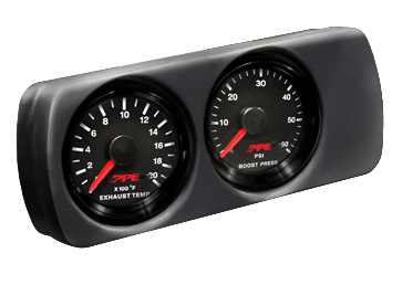 PPE Power 2G OH Gauge Mount Black w o Switch 148002000