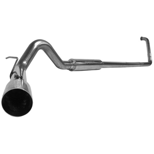 MBRP 2003 2007 Ford F-250 350 6.0L; EC CC T304 Stainless Steel 4 Turbo Back Single Side Exit (Retains Factory Cat) S6212304