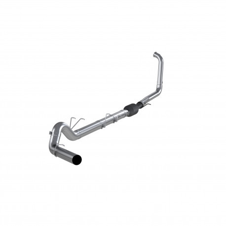 MBRP 2003 2007 Ford F-250 350 6.0L Aluminized Steel 5 Turbo Back Single Side Exit - No Muffler (Retains Factory or Approved Catalytic Convertor) S62240PLM