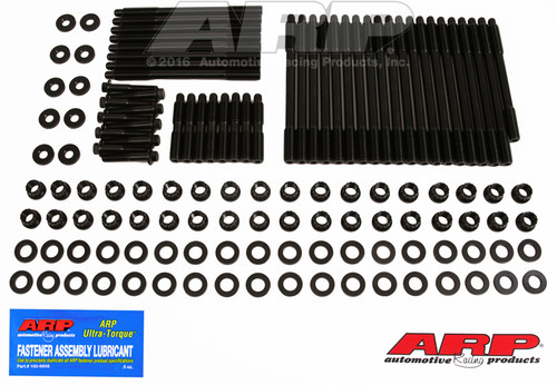 ARP Fastner SBC WP Short Deck 9.24 Warhawk block w Warhawk 12Deg LS7 heads hsk 134-4702