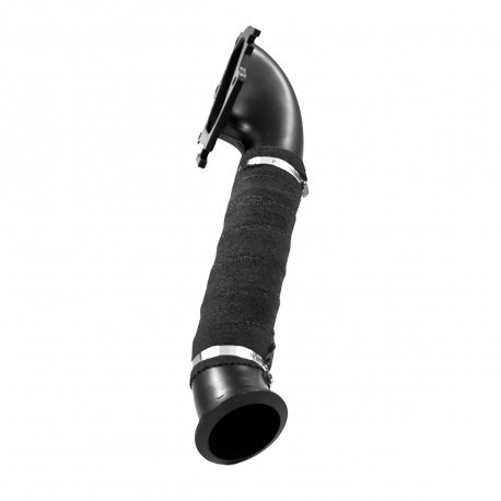MBRP 2001 2004 Chevrolet GMC Duramax 2500 3500 Black-Coated Aluminized Steel 3 Turbo Down Pipe GM8425