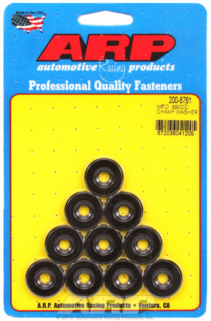 ARP Fastner M6 ID .890 OD black washers 200-8761